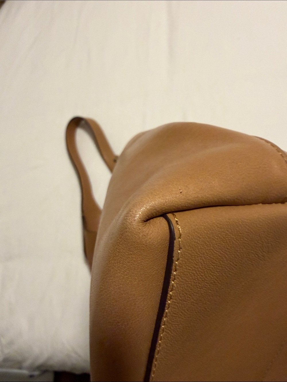 Coach Brooklyn 39 Tan Leather Shoulder Tote - Picture 8 of 16